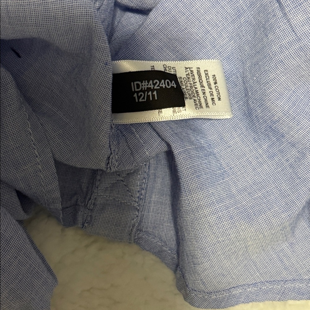 Express Button Down Top (Light Denim) - image 6